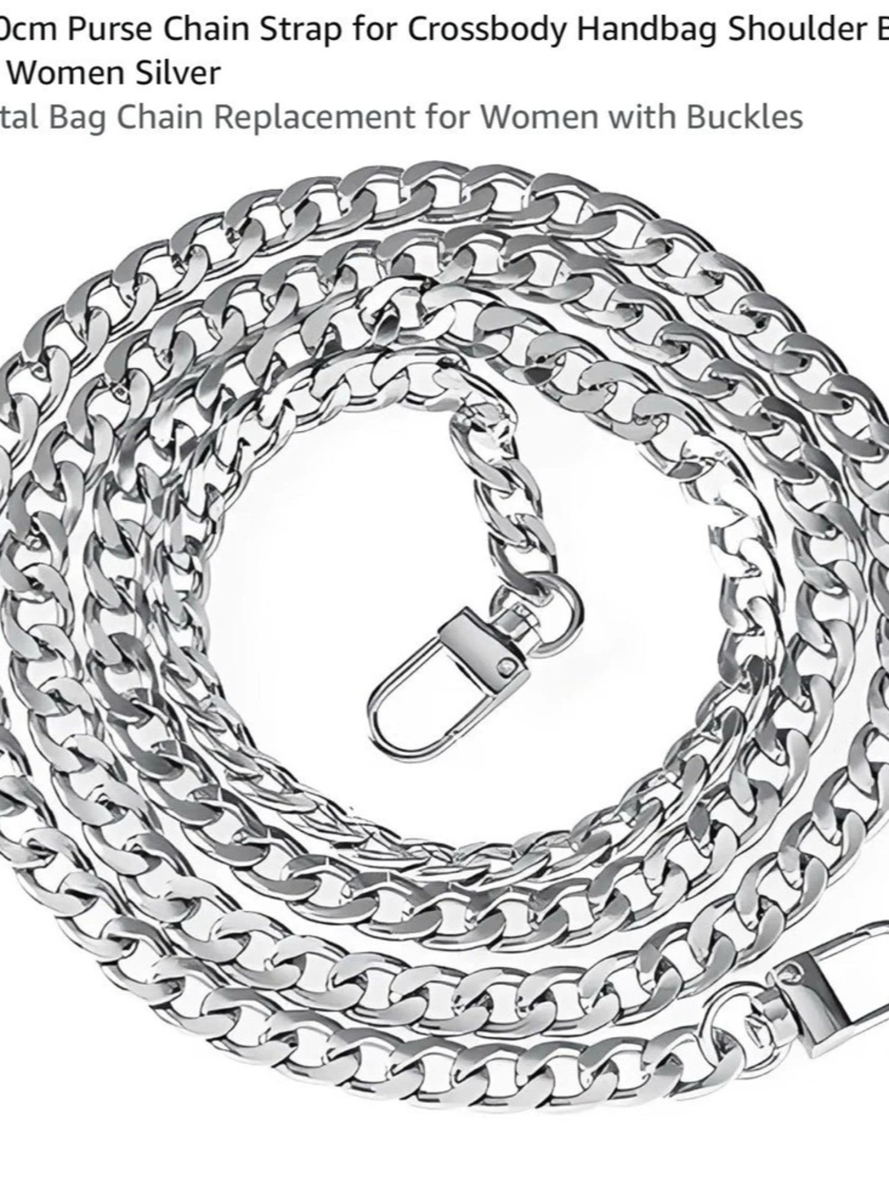 Silver Chain Strap